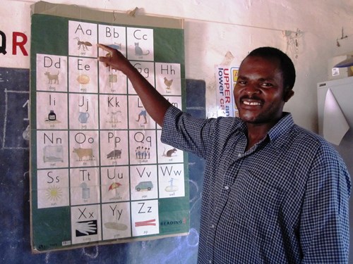 Onderwijzer in Gambia