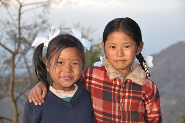 Kinderen in Nepal